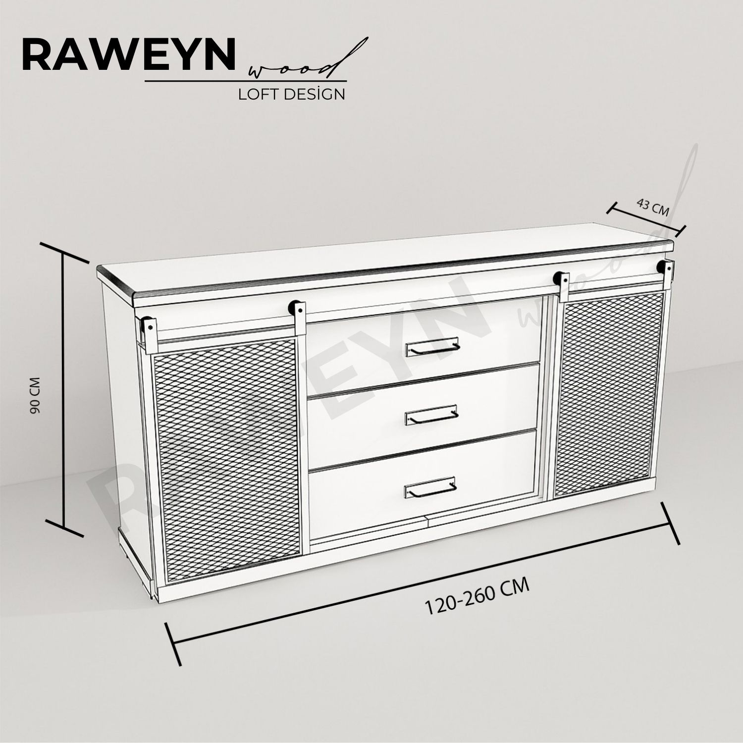 Rena%20Solid%20Wood%203%20Drawer%20Sliding%20Office%20Console